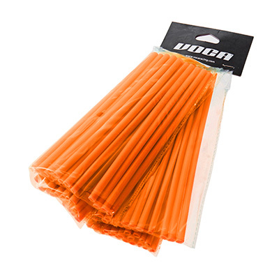 Couvre rayon Voca Racing SPOKES ORANGE KIT AVANT ARRIERE